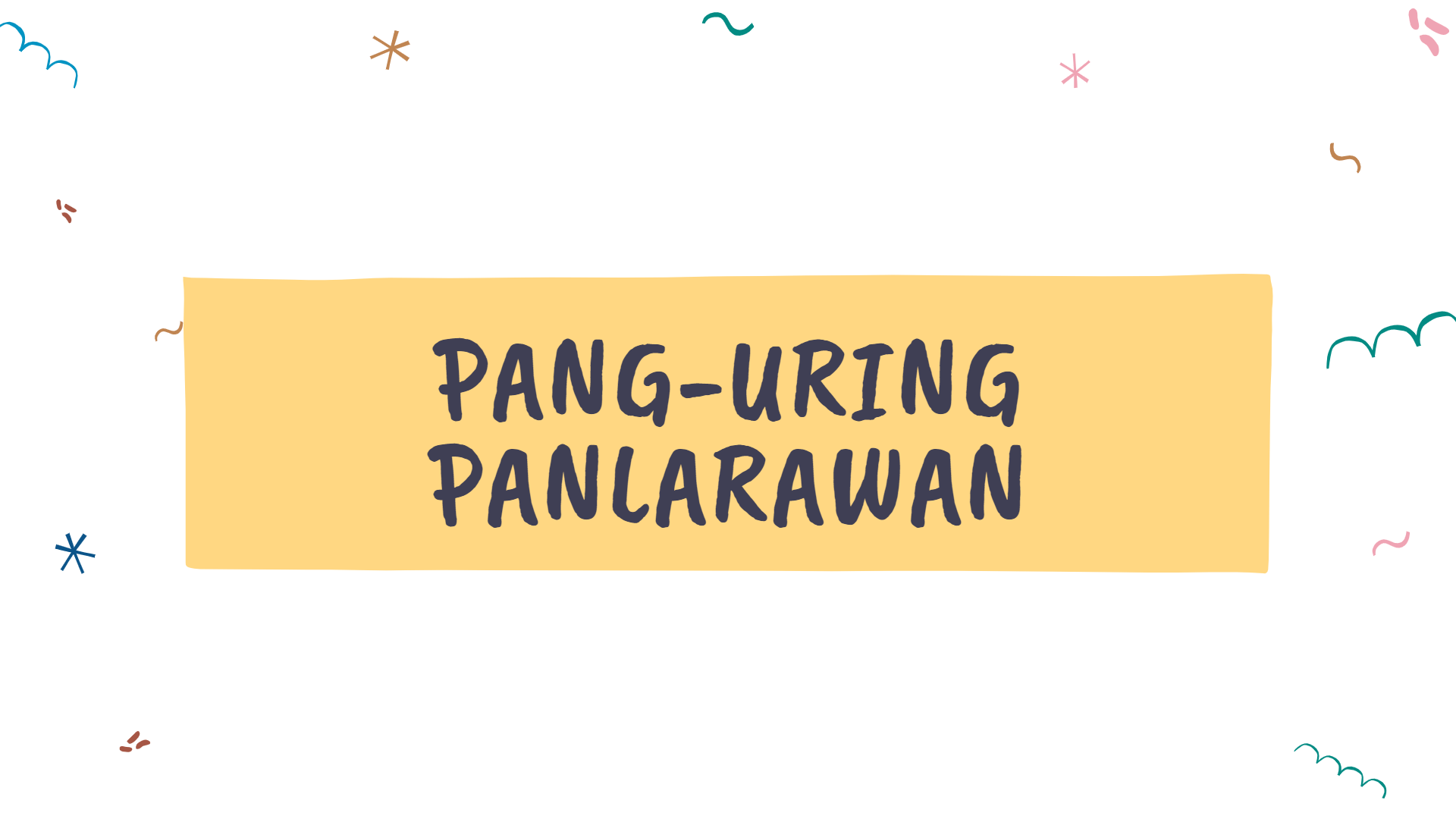 Pang-uring Panlarawan | 94 Plays | Quizizz