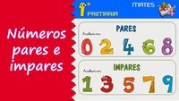 Números pares e impares - Grado 1 - Quizizz