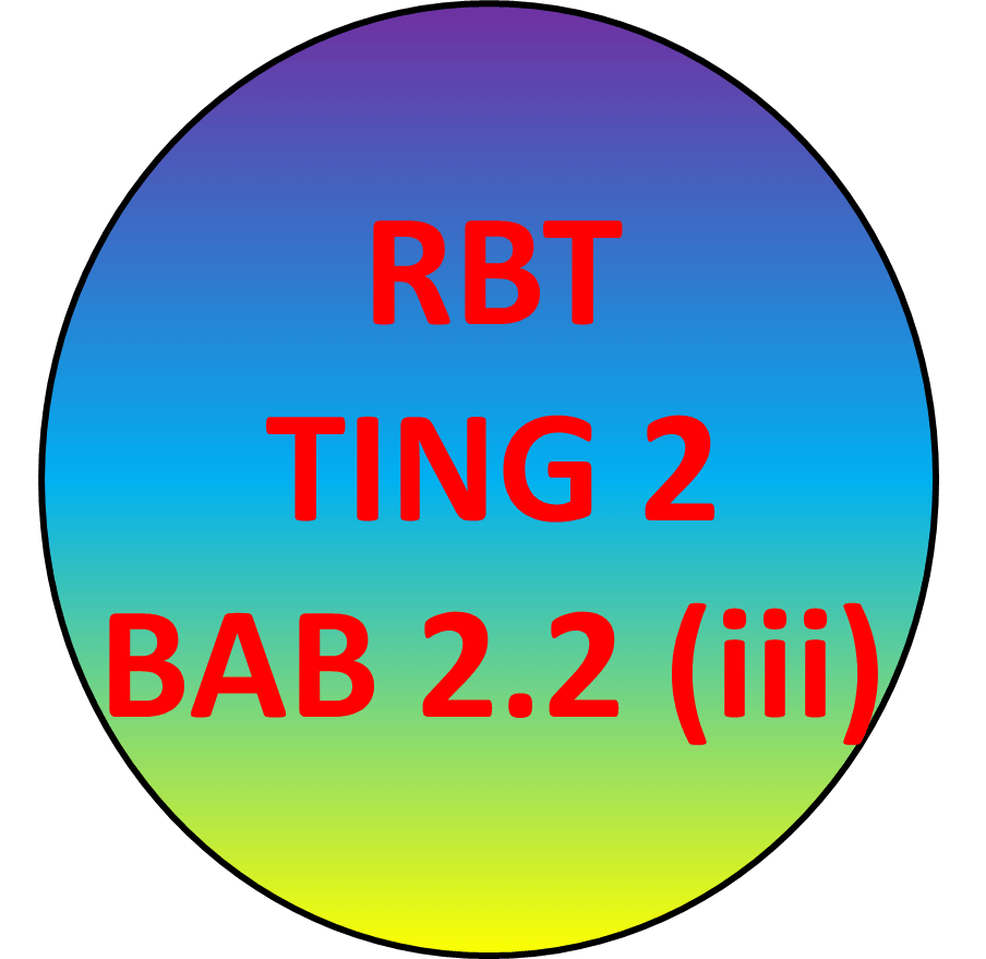 Rbt Ting 2 Bab 2 2 Iii Education Quiz Quizizz