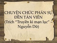 Câu chuyện dân gian - Lớp 3 - Quizizz