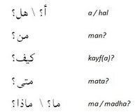 Questions in Arabic