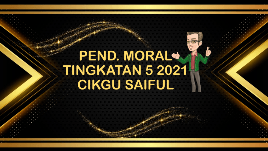 Pendidikan Moral Tingkatan 5 Kssm Unit 1 19k Plays Quizizz 