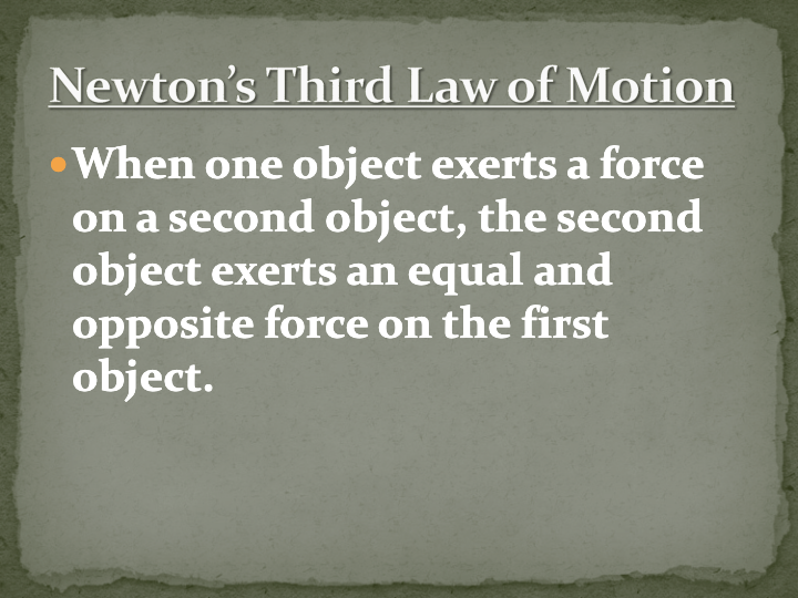 Newton's 3 Laws of Motion | Science - Quizizz