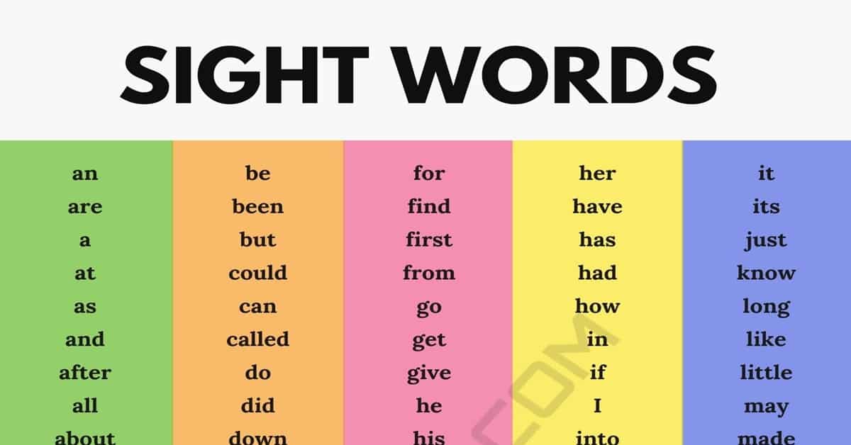 Sight Words Flashcards - Quizizz