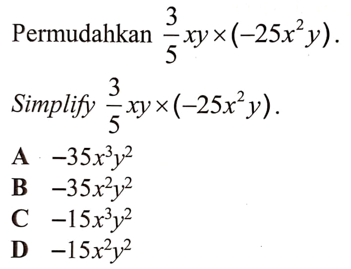 MATEMATIK TINGKATAN 1 UNGKAPAN ALGEBRA - Quizizz