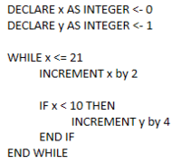 Pseudocode WHILE Loops