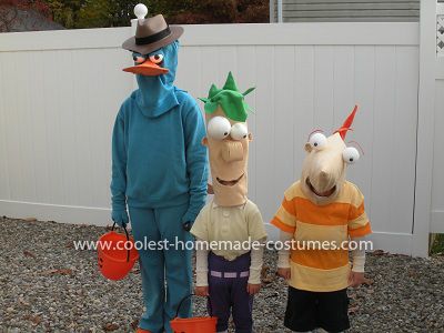 homemade perry the platypus costume