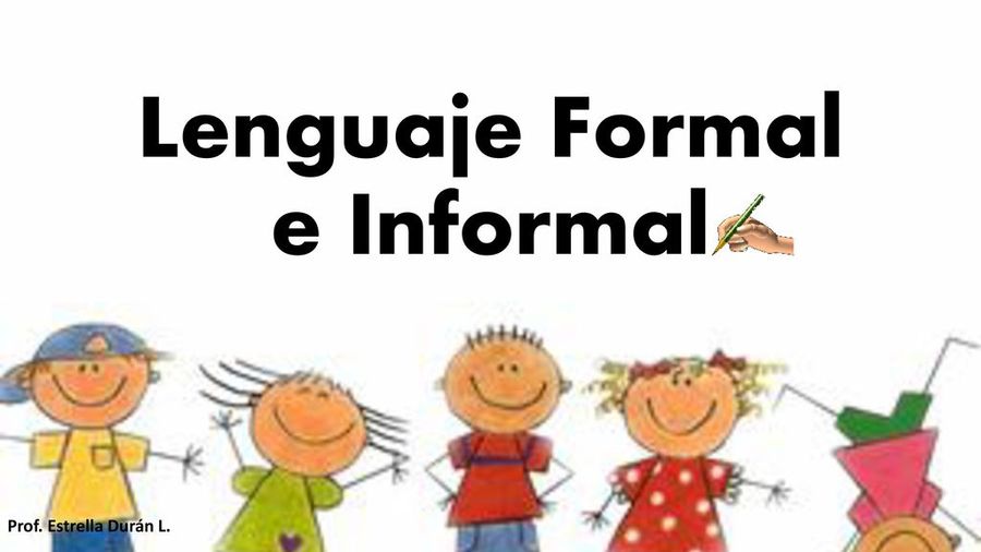 Lenguaje Formal E Informal Education Quizizz 6850