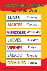 Spanish Days Of The Week