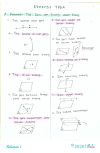 jarak antara dua garis sejajar - Kelas 11 - Kuis