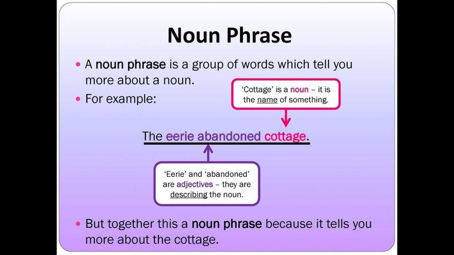 What Are Noun And Verb Phrases