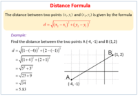 distance formula Flashcards - Quizizz