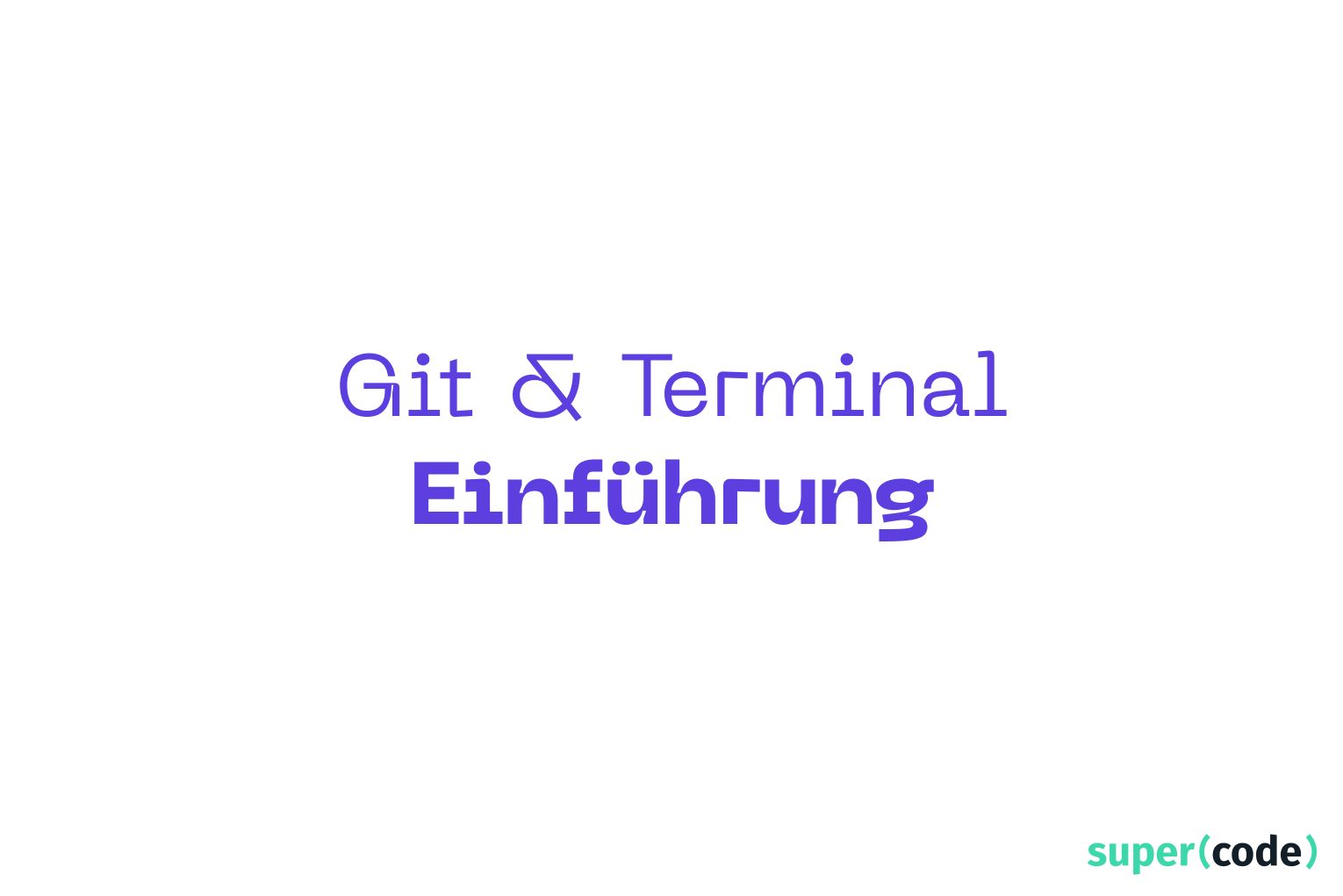 03 Git & Terminal