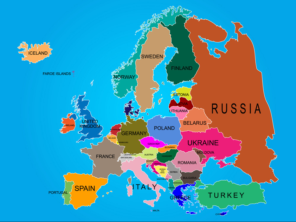 countries in europe - Grade 4 - Quizizz