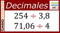 División de decimales - Grado 4 - Quizizz