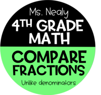 Comparar fracciones con denominadores diferentes - Grado 3 - Quizizz