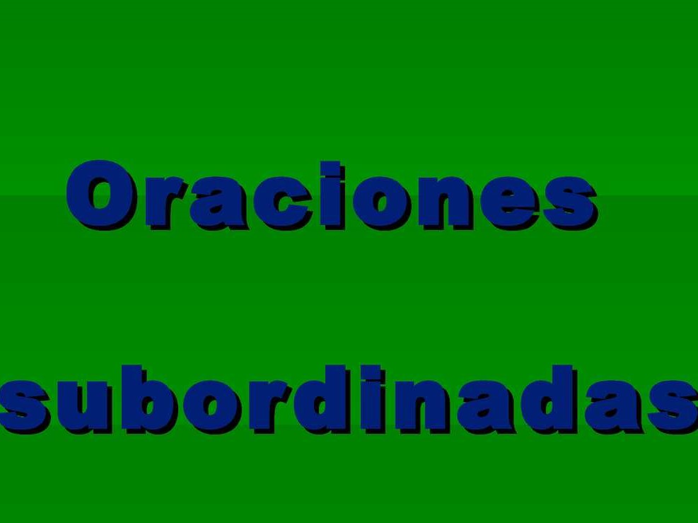 Oraciones - Grado 10 - Quizizz