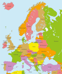 países da europa - Série 10 - Questionário