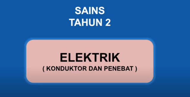 Sains Tahun 2: Konduktor Dan Penebat Elektrik | 121 Plays | Quizizz