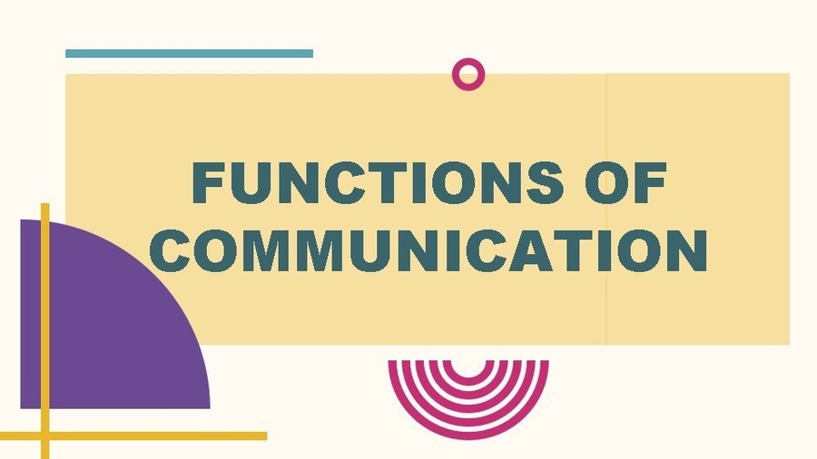 Functions of Communication Quizizz