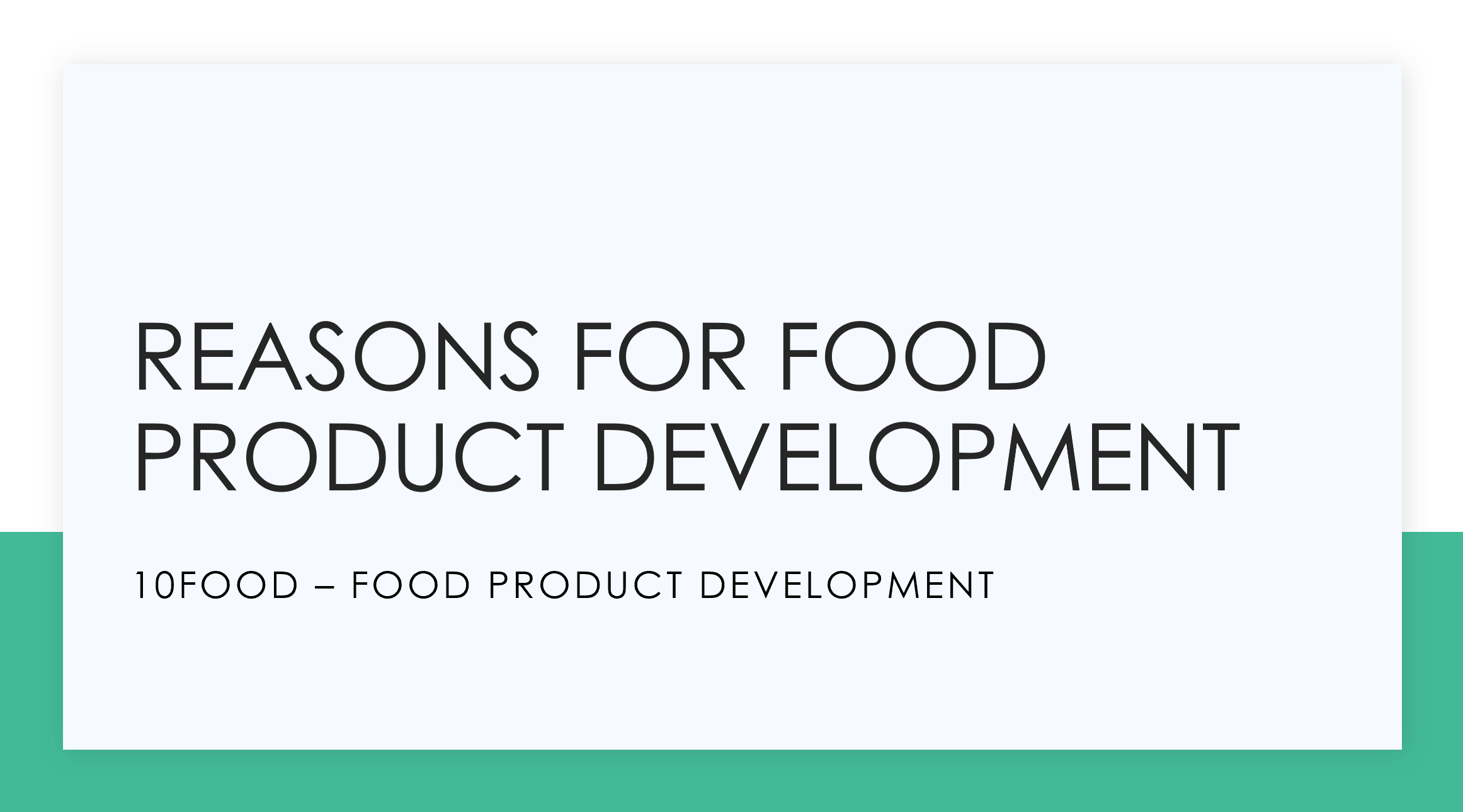 reasons-for-food-product-development-education-quizizz