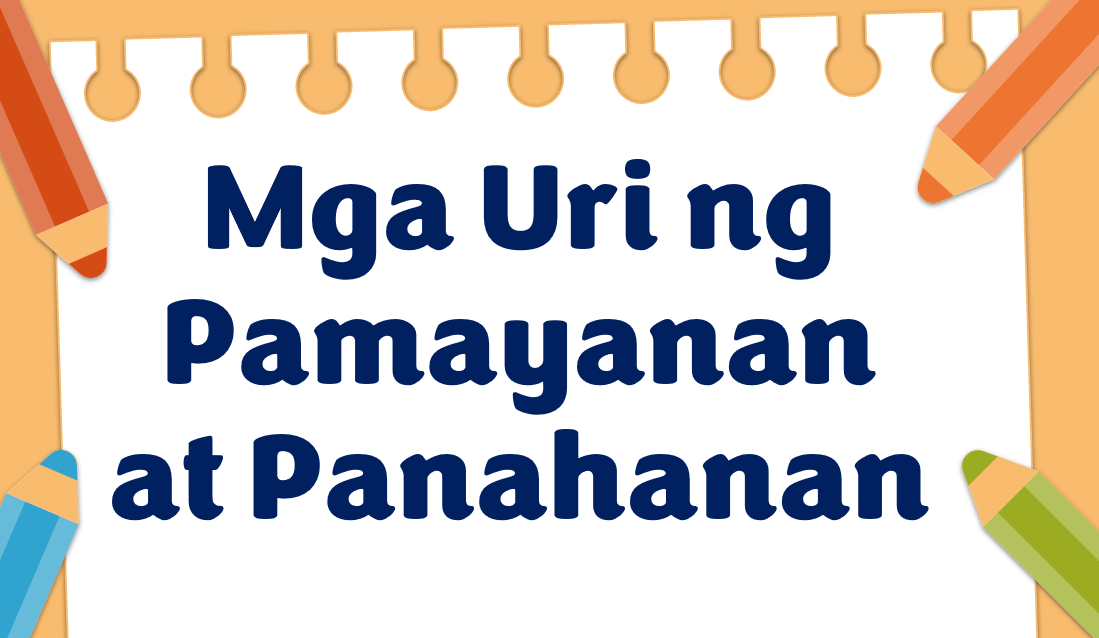 Pakikiangkop sa Kapaligiran at Uri ng Panahanan 