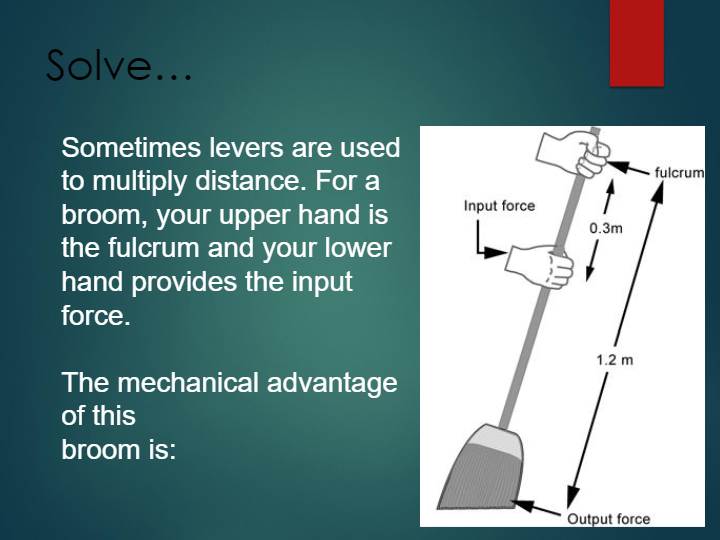 Levers lesson Physics Quizizz