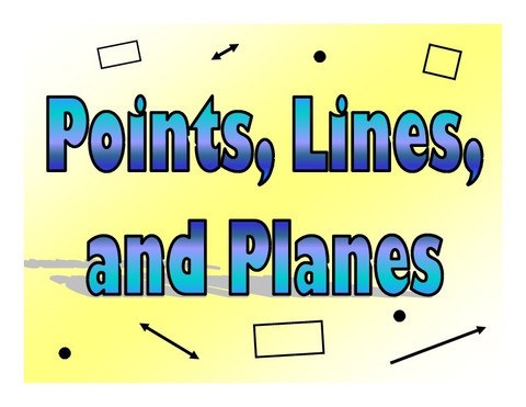 Points, Lines & Planes | 2.4K plays | Quizizz