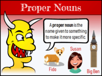 Proper Nouns Flashcards - Quizizz