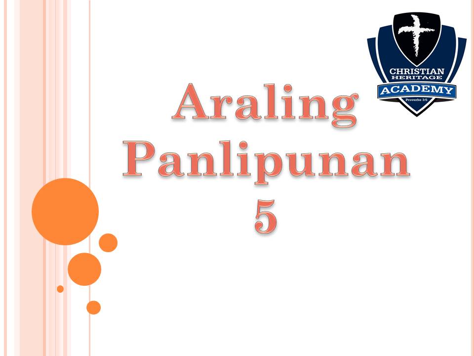 Q.2 Araling Panlipunan 5 | Quizizz