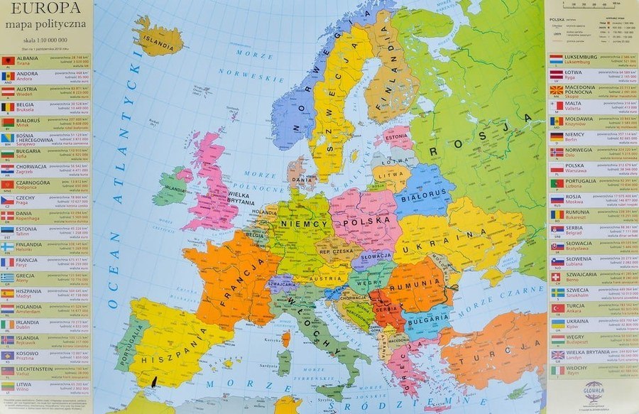 Państwa I Stolice Europy Geography Quizizz 6072
