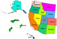 us western region states and capitals