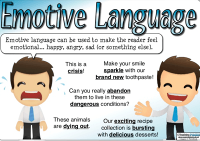 Emotive Language English Quizizz