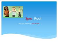 Root Words - Year 6 - Quizizz