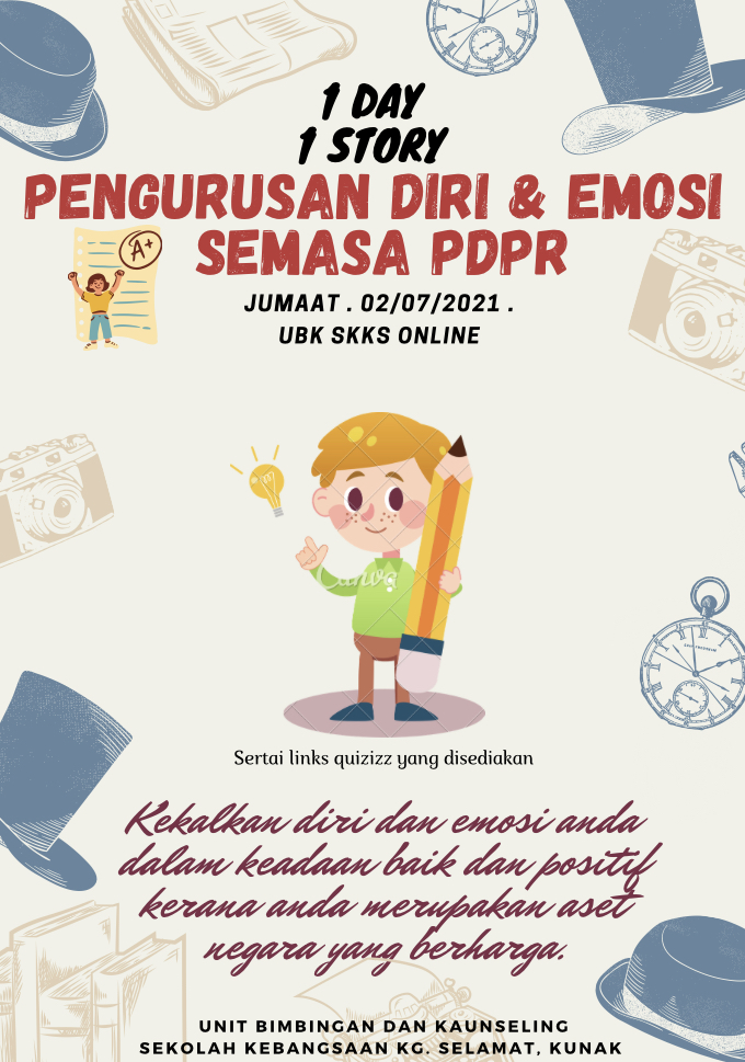 Pengurusan diri dan emosi semasa pdpr