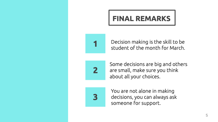 Decision Making | Life Skills - Quizizz