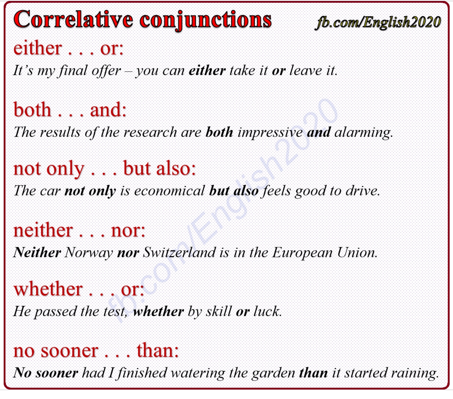Online Exercises On Correlative Conjunctions