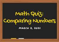 Comparing Numbers 0-10 - Year 1 - Quizizz