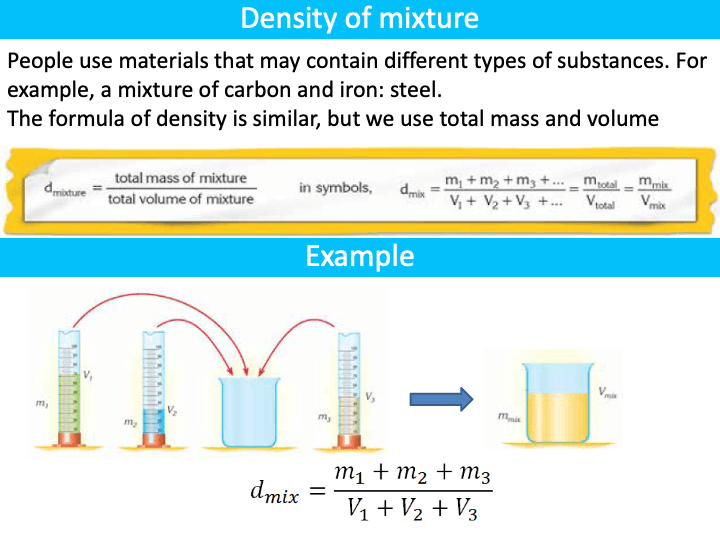 Density of the mixture | Physics - Quizizz