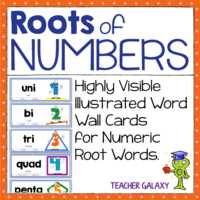 Q3WK8 Roots of Numbers: uni, bi, tri, quad and penta