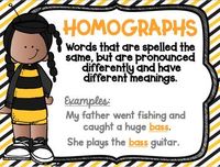 Homophones and Homographs - Year 4 - Quizizz