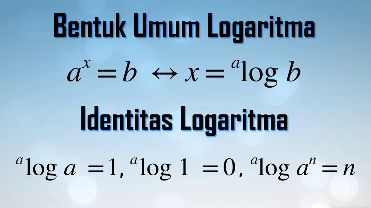 Logaritma - Kelas 11 - Kuis