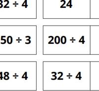 Fatos da Divisão Flashcards - Questionário