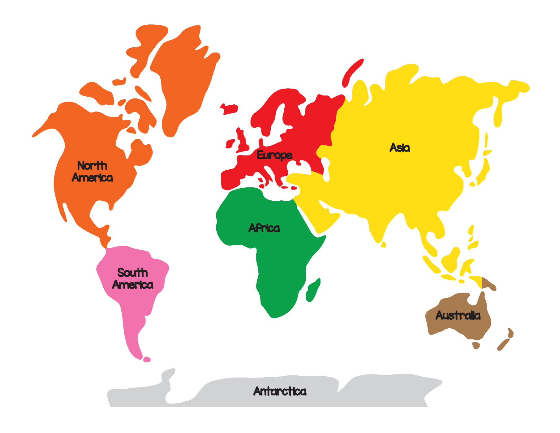 7-continents-of-the-world-quizizz