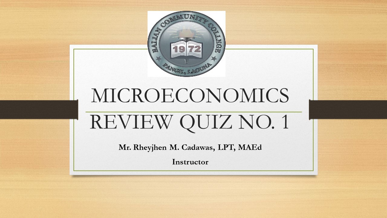 ReviewLesson1And2_Microeconomics | Quizizz