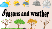 Weather & Seasons Flashcards - Quizizz