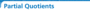 Partial Quotients