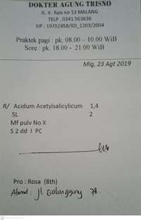 KELAS A tes formatif ilmu resep pertemuan 1-4