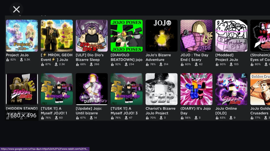 Found a fun jojo roblox game where you can customize your stand