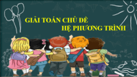 Hệ phương trình - Lớp 1 - Quizizz